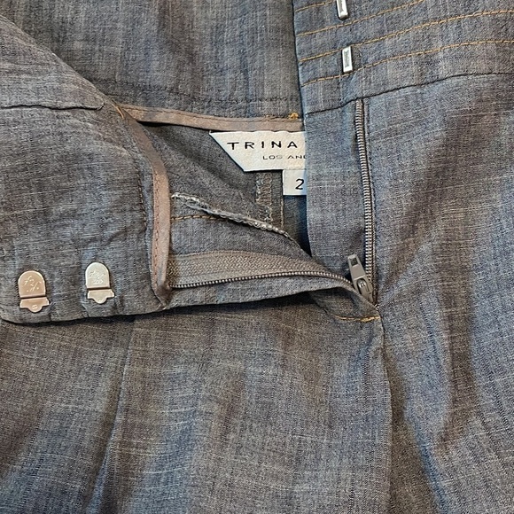 Trina Turk Blue cotton Dress  Shorts Sz. 2 - Picture 10 of 16